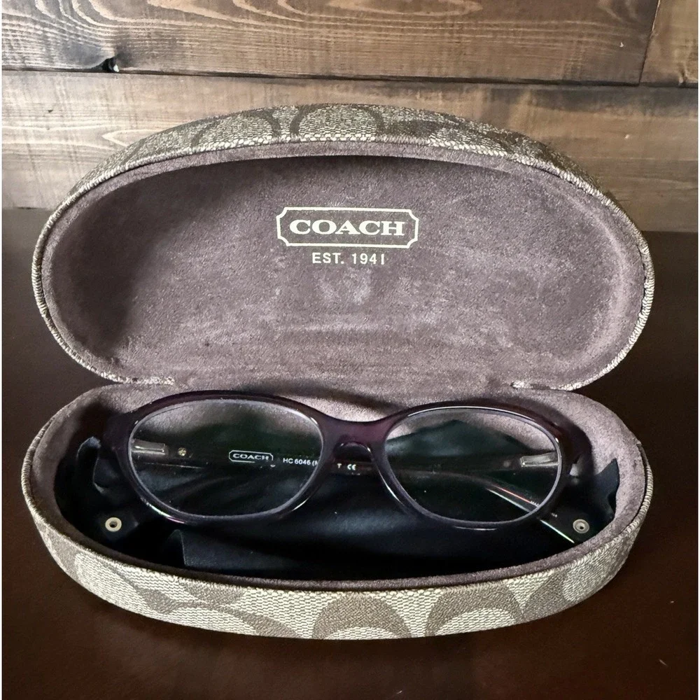 Coach HC6046 (MARIA) 5043 Purple 52-15 Eyeglass Frames With Case